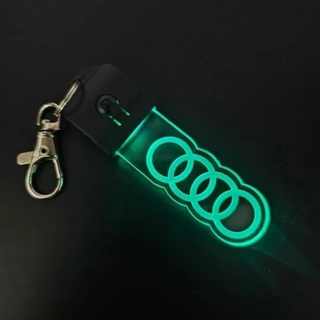 4 Llaveros LED AUDI + Volkswagen