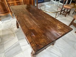 Mesa antigua madera-metal