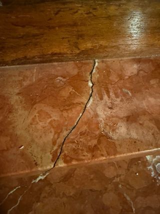 Antigua tocador con espejo (medidas aprox)