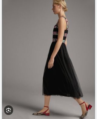 Vestido midi Roberto Verino - Negro