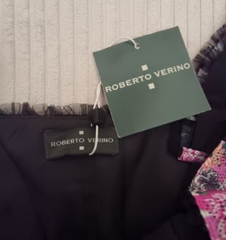 Vestido midi Roberto Verino - Negro