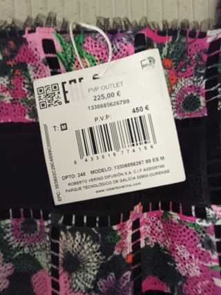 Vestido midi Roberto Verino - Negro