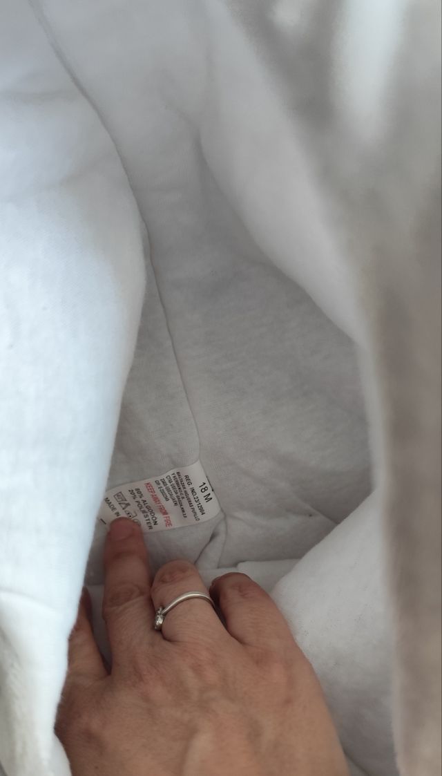 Peto bebé invierno, talla recién nacido