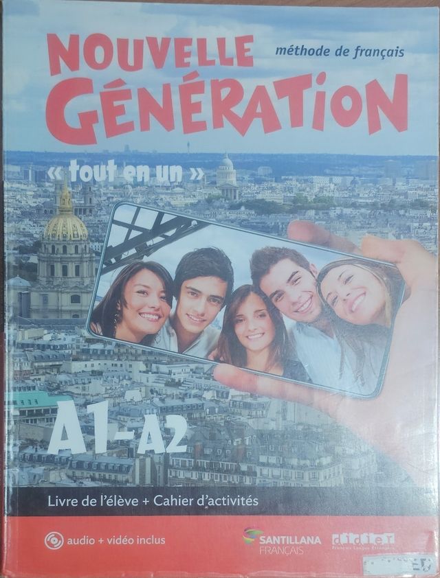 NOUVELLE GENERATION A1/A2 LIVRE/EXERCICES+CD+DVD