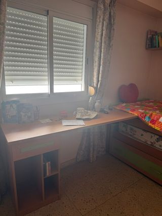 Cama nido infantil madera -escritorio. ALAQUÁS 
