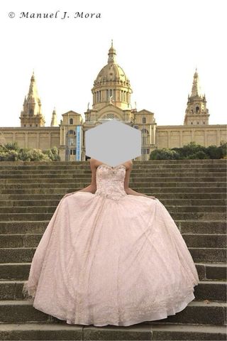 Vestido Quinceañera Rosa