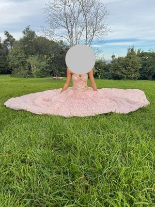 Vestido Quinceañera Rosa