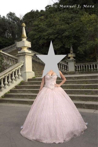 Vestido Quinceañera Rosa