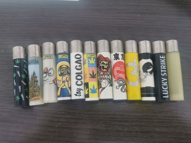 Lote Mecheros Clipper vintage Encendedores