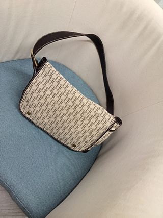 Bolso Carolina Herrera beige y marrón