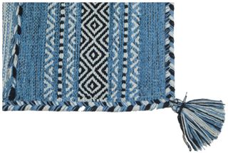150x90 CM KILIM azzurro Lavabile in Lavatrice