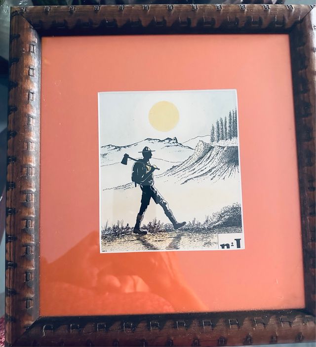 Cuadro enmarcado: Escultismo (SCOUTS)