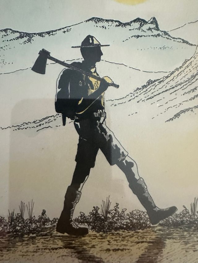 Cuadro enmarcado: Escultismo (SCOUTS)