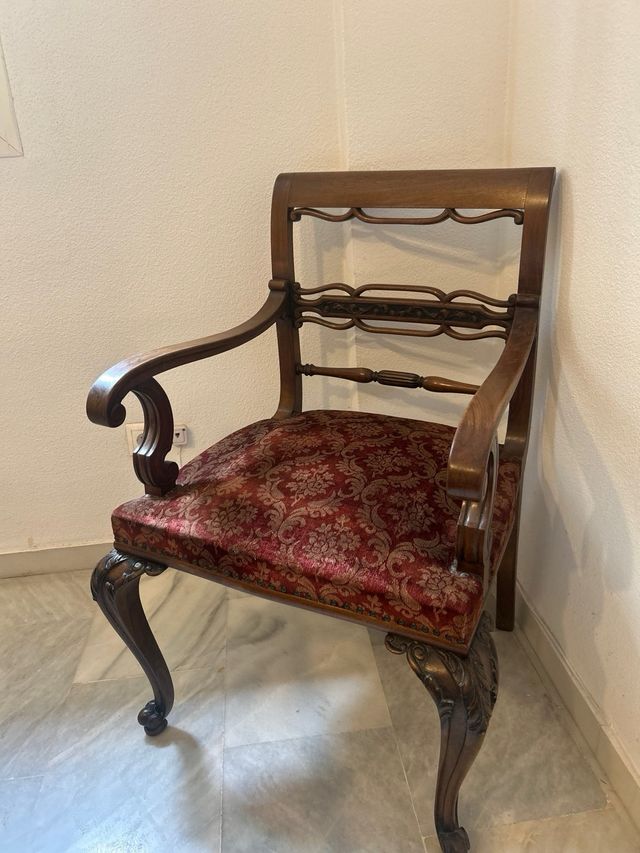 1 sillón madera ... ideal para cualquier rincon