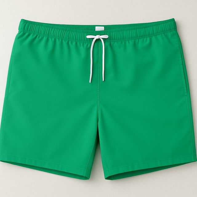 Bañador corto verde