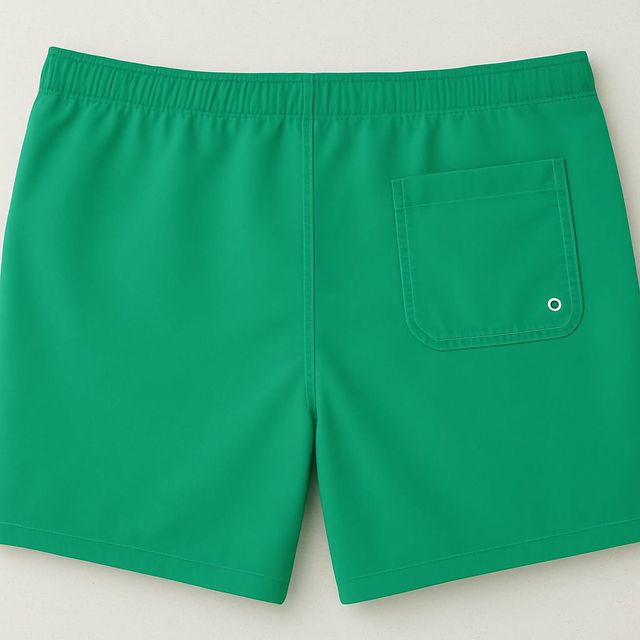 Bañador corto verde