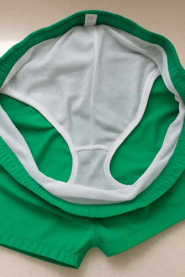 Bañador corto verde