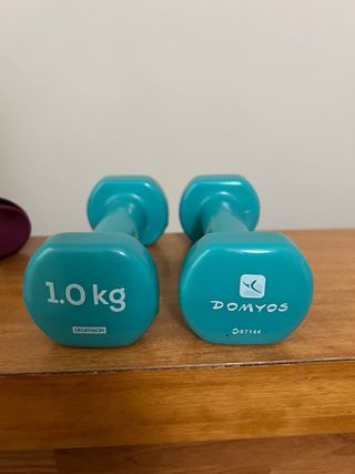 Pack pesas 2kg + cinta elástica