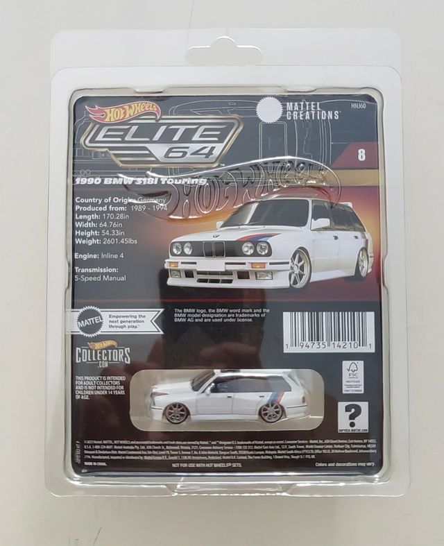 Hot Wheels Elite 64 BMW 1990