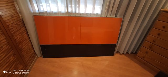 Dormitorio matrimonio - Vengué y naranja