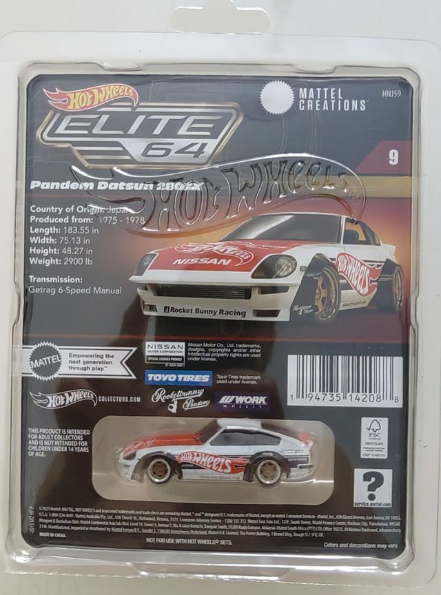 Hot Wheels Elite 64 Pandem Datsun 280ZX