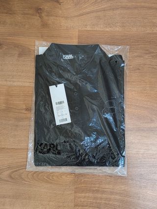 Polo Karl Lagerfeld negro CON ETIQUETAS 