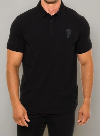 Polo Karl Lagerfeld negro CON ETIQUETAS 