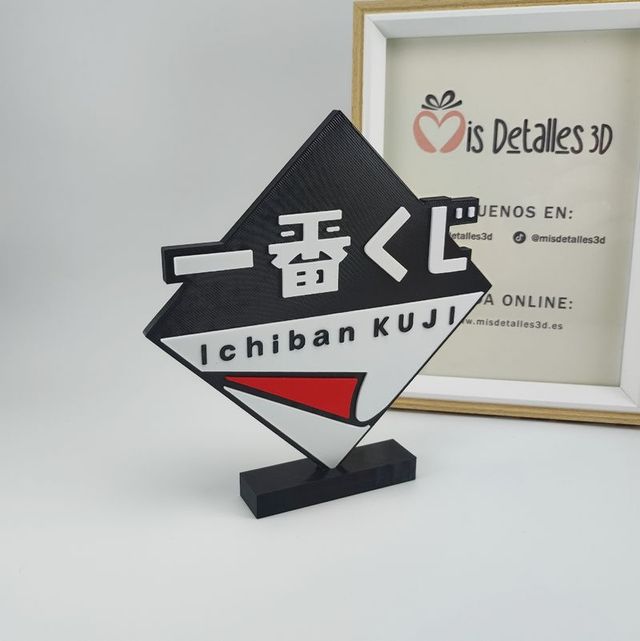 Letrero Ichiban Kuji anime manga