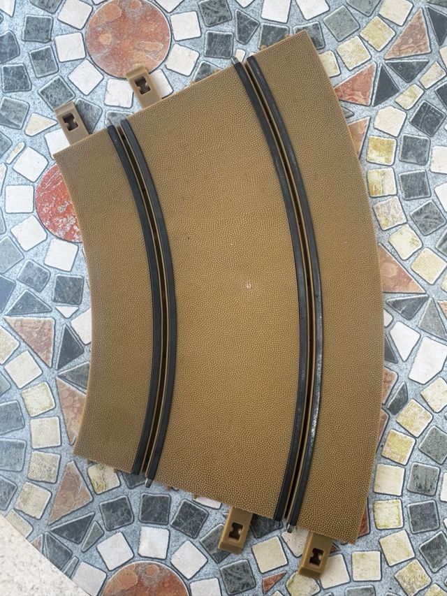 Pista Ninco curva tierra