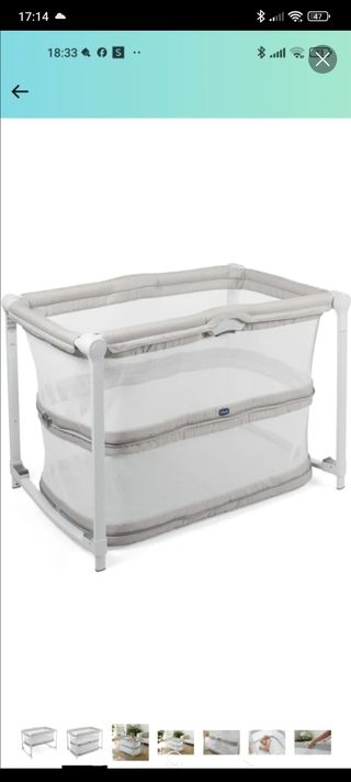 Cuna + Saco de carro + silla coche+cojínlactancia