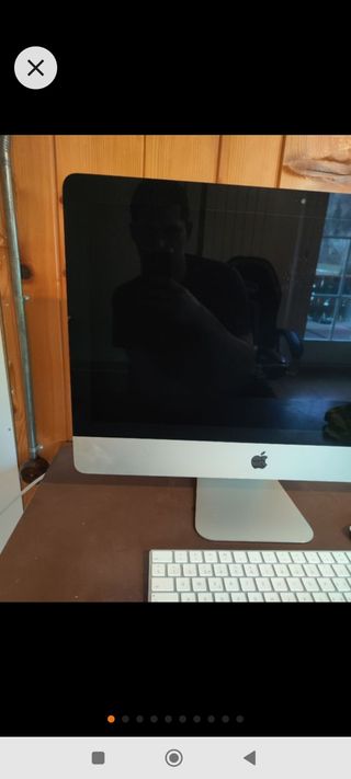 Apple iMac 21.5" plata