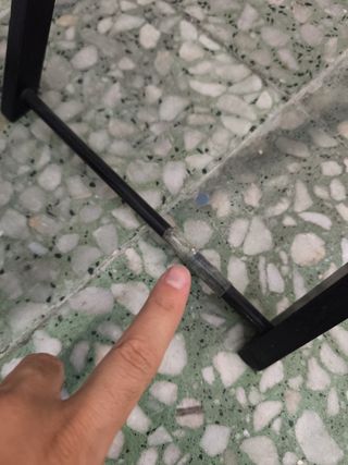 Mesas plegables negras