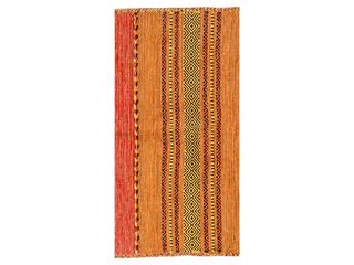 Kilim 230x160 Rosso Cotone Lavabile in lavatrice