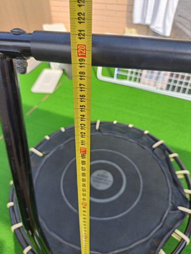 Cama elástica Domyos Fittramp900 con barra apoyo 