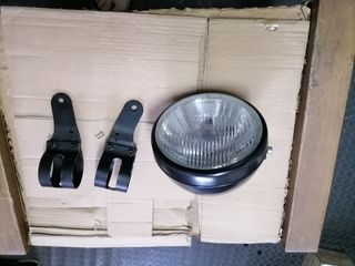 Faro delantero Moto edtilo Cafe Racer 