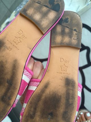 Ciabatte Christian Dior rosa calzano anche 38