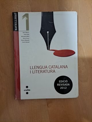 Llengua catalana i literatura, 1 Batxillerat 2017