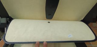 Maletín vintage negro y plata