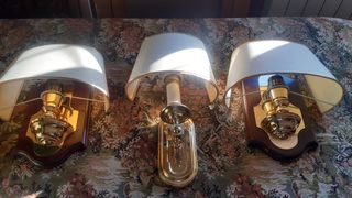 3 Apliques dorados - Pared