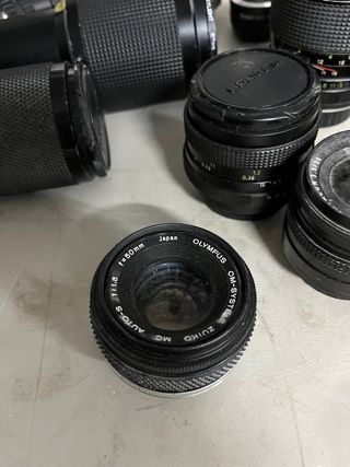 Objetivos vintage Olympus, Pentax, Vivitar