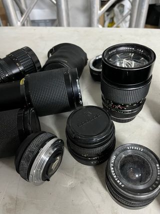 Objetivos vintage Olympus, Pentax, Vivitar