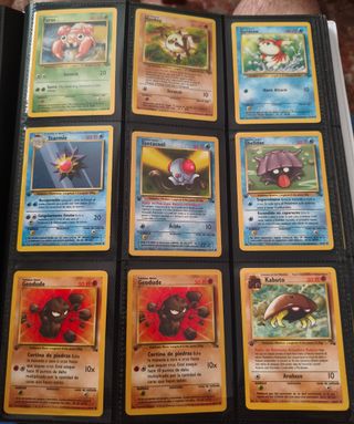 42 cartas Pokémon 1ª Gen