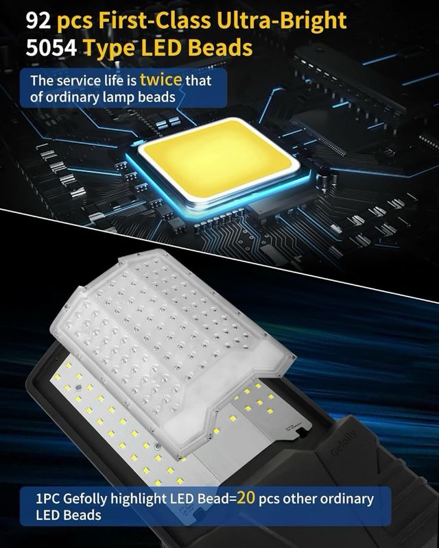 Foco luz LED solar con control remoto G-HF-Pro Max