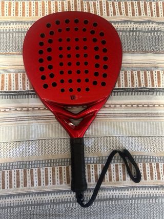 Pala pádel Wilson Bela roja + bolsa adidas