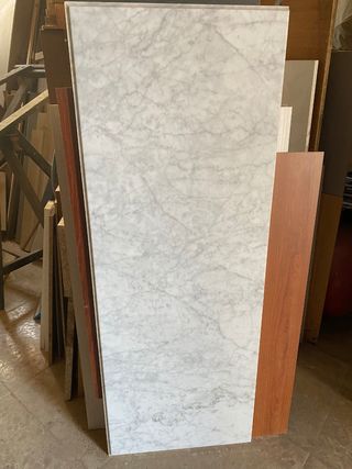Encimera mármol blanco