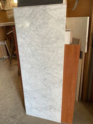 Encimera mármol blanco