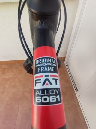 Fat Bike Megamo ruedas 26” + extras