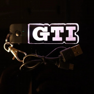 Llavero LED VW Volkswagen GTI Logo - Multicolor