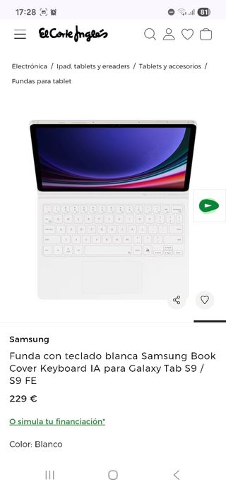 Cover Tastiera Samsung Book - Tastiera Al Key NUOVA