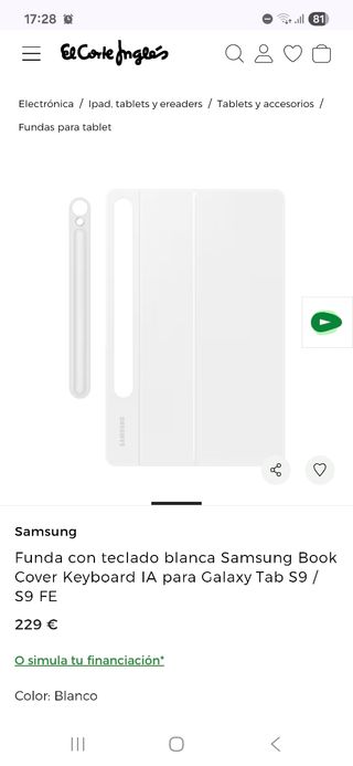 Cover Tastiera Samsung Book - Tastiera Al Key NUOVA